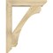 Ekena Millwork Legacy Slat Rough Sawn Bracket w/ Offset Brace, Douglas Fir, 6"W x 28"D x 36"H BKT0604X28X36LEC06RDF - alternate 2